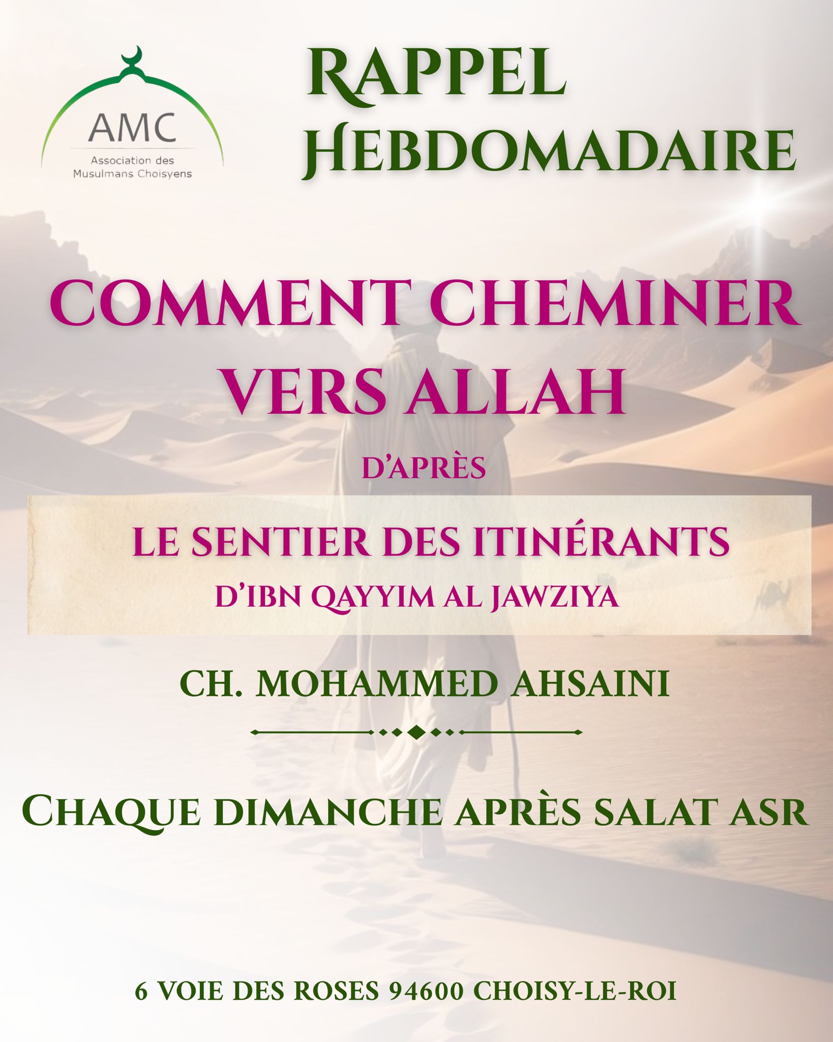 Rappel hebdomadaire