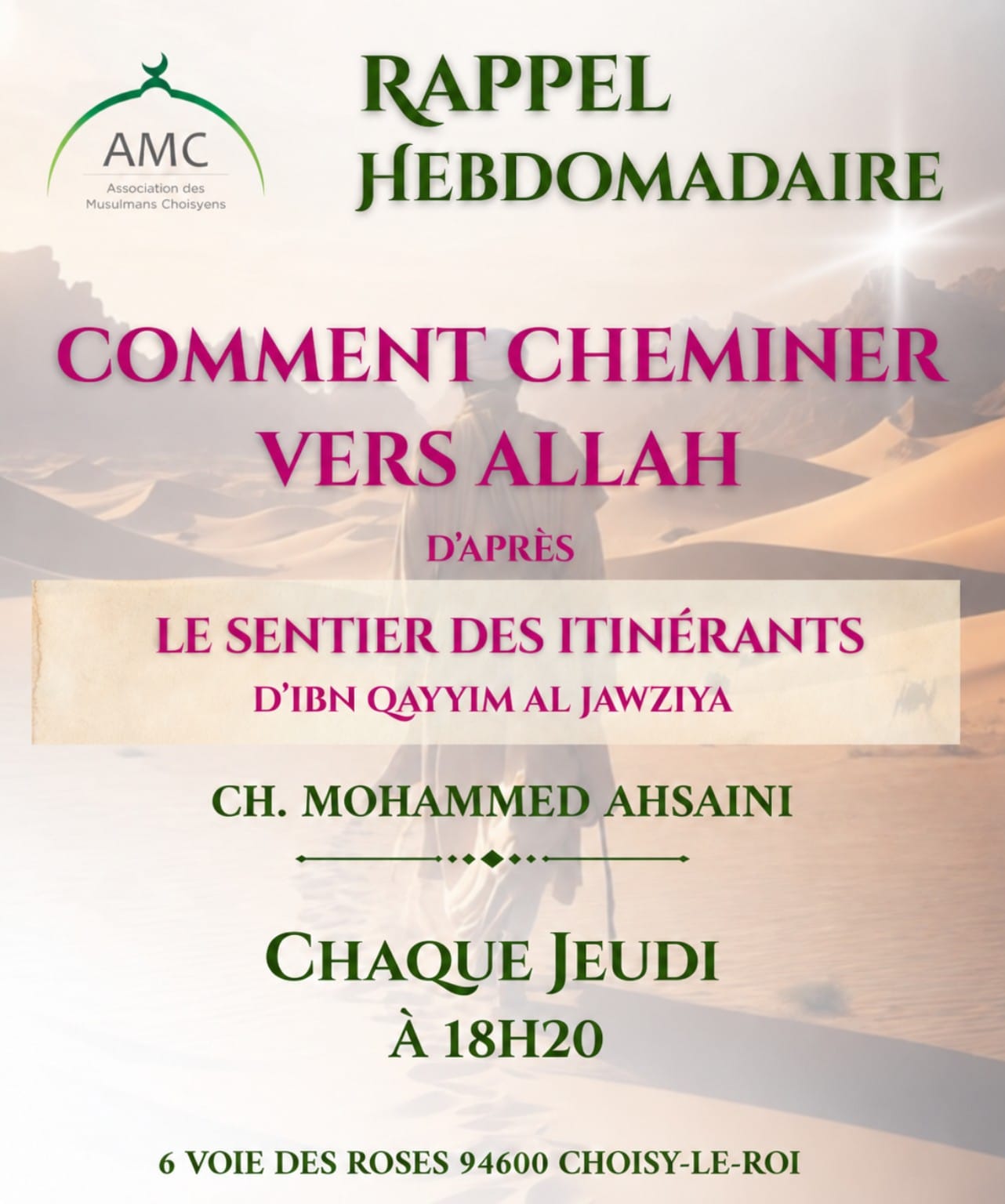 Rappel hebdomadaire